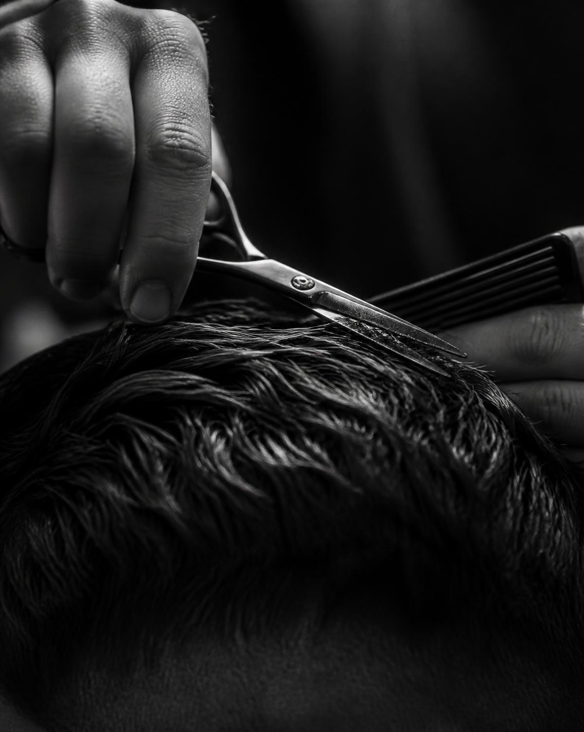 Corte de pelo masculino en Studio 29 Barcelona